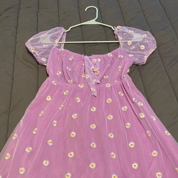 purple sunflower dress Purple sunflower dress